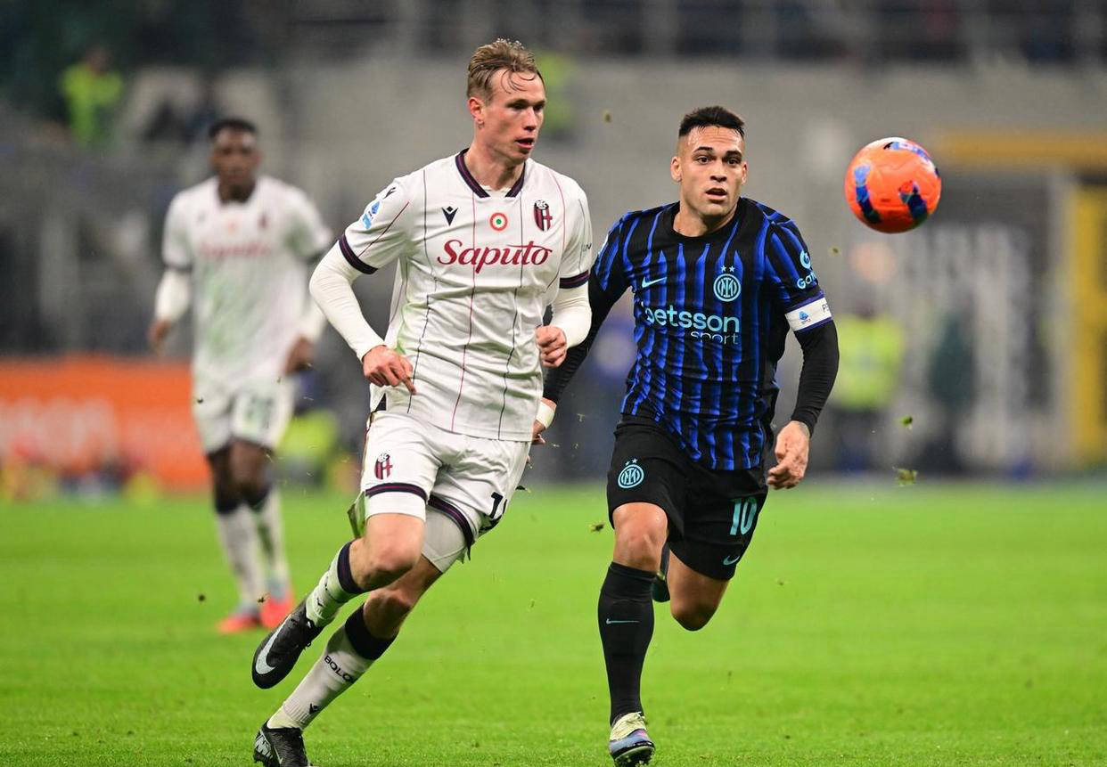 意甲最新积分榜更新:国际米兰3-1胜博洛尼亚领跑群雄