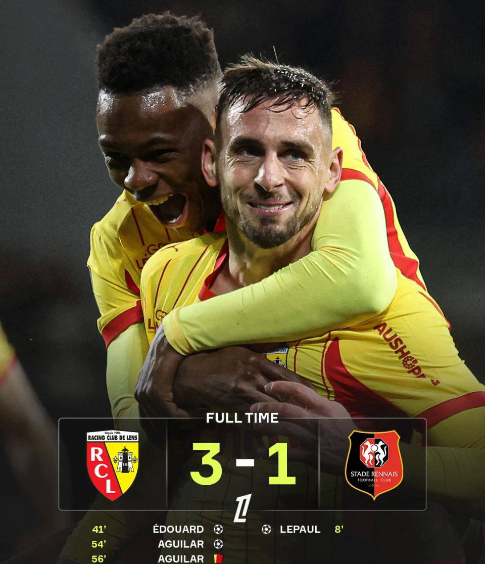 法甲新榜首诞生！朗斯3-1逆转大胜，大巴黎王座不保